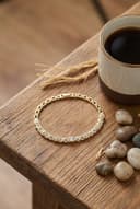 Xupıng Jewelry 316 Stainless Steel Bileklik - Sarı Renk | Kadın Takı görsel 2